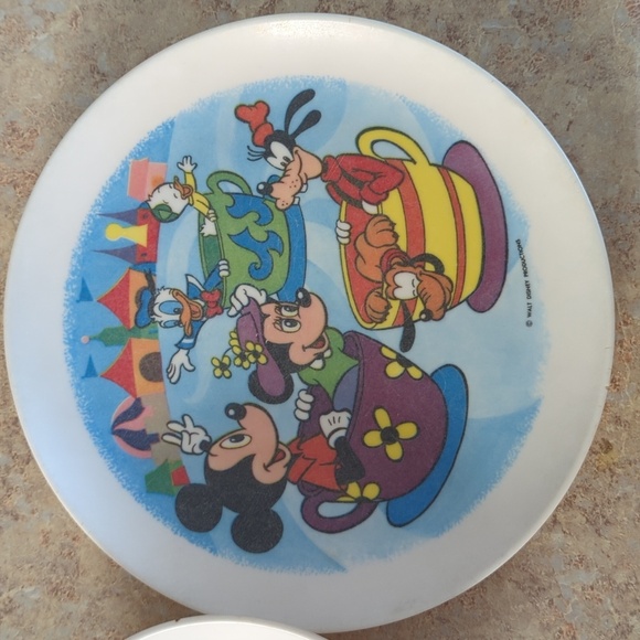 Disney Teacup Ride Plate and Bowl Set - Picture 2 of 6